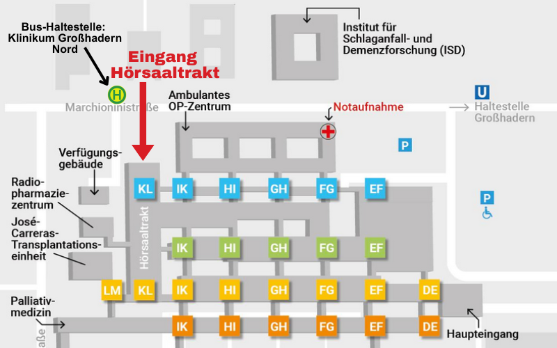 LMU-Lageplan